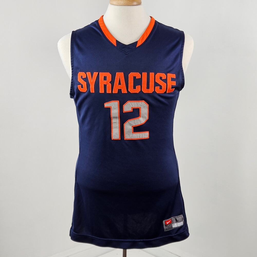 Nike Syracuse University Orange Tank Jersey Patch Letters | Men's Medium Tall